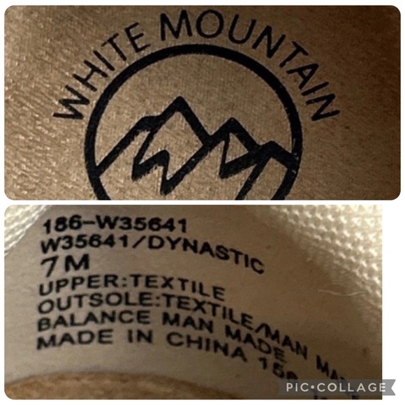 White Mountain Dynastic Platform Sneakers Womens Size 7M Gray Boho Streetwear - Picture 8 of 8